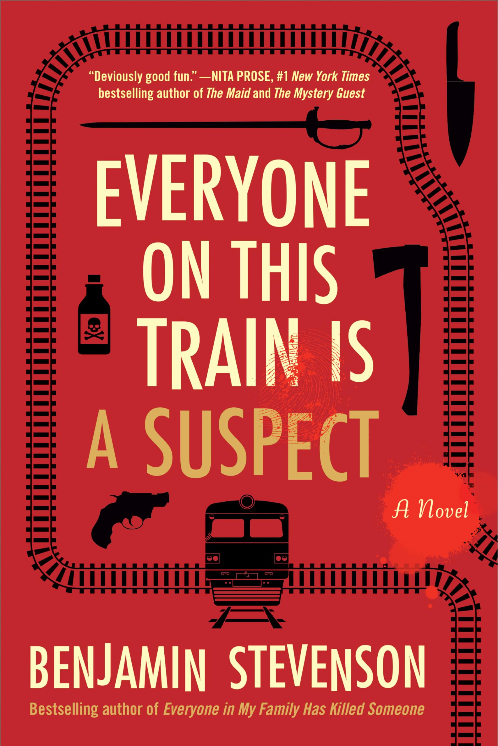 Cover of the book Everyone on this Train is a Suspect by Benjamin Stevenson